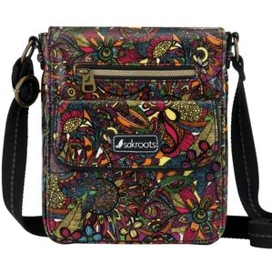 Sakroots Small Flap Messenger Rainbow Spirit Desert Peace